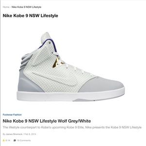 kobe bryant lifestyle shoes